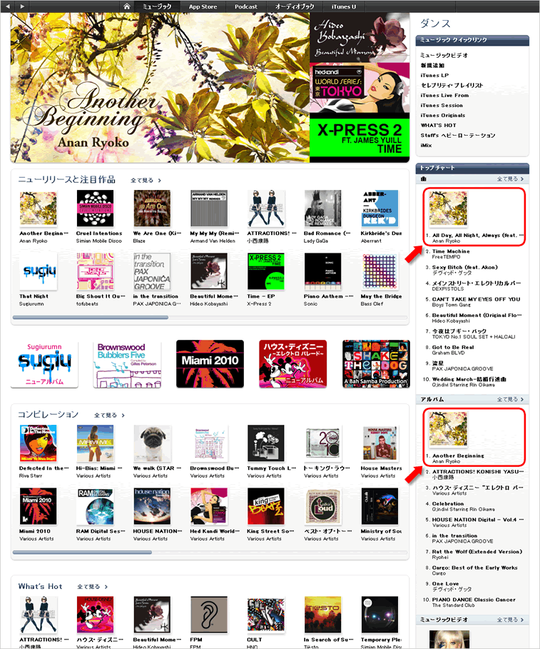 ANAN RYOKO、iTunesのDANCEチャート１位獲得！ - ニュース - P-VINE