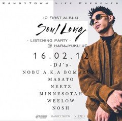 IO [KANDYTOWN LIFE PRESENTS 「IO FIRST ALBUM Soul Long」LISTENING PARTY]at 東京