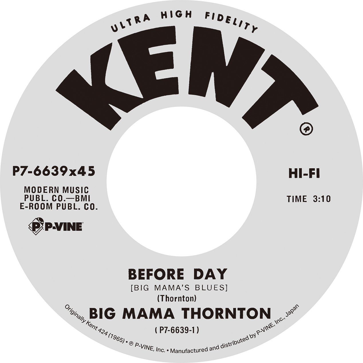 Before Day (Big Mama's Blues) c/w Me And My Chauffeur